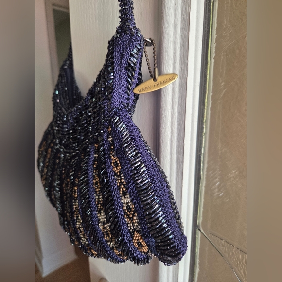 MARY FRANCES Vintage Beaded Purse - Picture 4 of 10